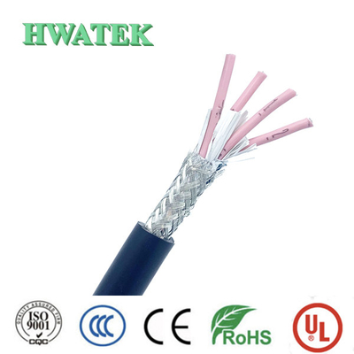 UL20276 (30AWG * 1 Coax + SAJ) * 4 + 24AWG * 4C ঢাল OD 7.1mm, SUMITOMO#UL20002 সমতুল্য পিভিসি জ্যাকেট ক্যাবল