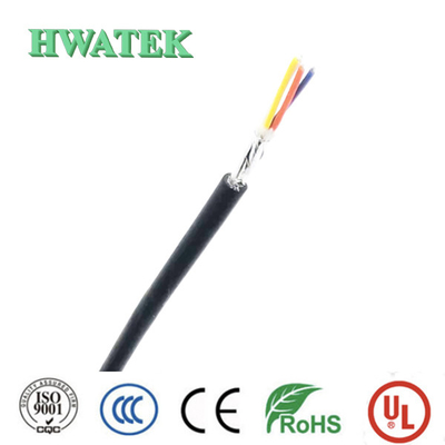 UL20276 (30AWG * 1 Coax + SAJ) * 4 + 24AWG * 4C ঢাল OD 7.1mm, SUMITOMO#UL20002 সমতুল্য পিভিসি জ্যাকেট ক্যাবল