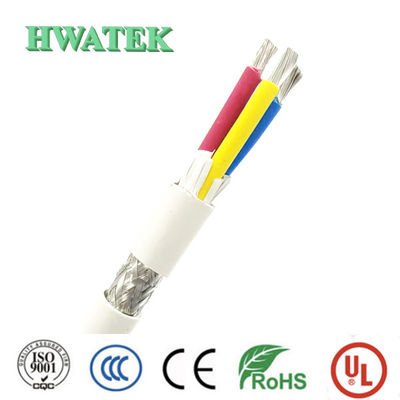 UL2095 4P×24AWG ব্রেডিং শিল্ডড টিনড কপার স্ট্র্যান্ডড ফোমা পিই আইসোলেশন পিভিসি জ্যাকেট 300V 80 °C ক্যাবল