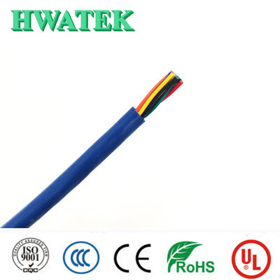 UL20940 PUR শ্যাথ স্ক্রীনিং মাল্টি-কোর নমনীয় নিয়ন্ত্রণ তামার তারের তারের 600V নামমাত্র ভোল্টেজ এবং তেল প্রতিরোধের সঙ্গে