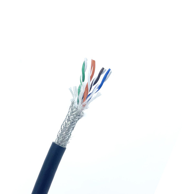 স্ক্রিনযুক্ত ড্র্যাগ চেইন ক্যাবল 300V 4P-8P কপার কন্ডাক্টর