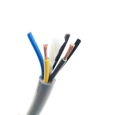 UL2464 TYPE পিভিসি টিনযুক্ত তামা স্ট্র্যান্ডড 24C × 20AWG (7/0.32T) + MB 80 °C 300V তেল প্রতিরোধের তারের