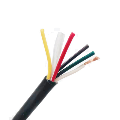 UL2464 TYPE পিভিসি টিনযুক্ত তামা স্ট্র্যান্ডড 24C × 20AWG (7/0.32T) + MB 80 °C 300V তেল প্রতিরোধের তারের