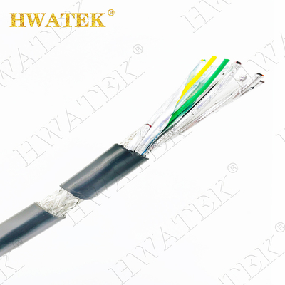 UL 2919 1P × 24AWG টিনযুক্ত তামা স্ট্র্যান্ডড শিল্ড পলিথিলিন টিসি 80 °C 30V ক্যাবল