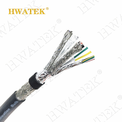 UL 2919 1P × 24AWG টিনযুক্ত তামা স্ট্র্যান্ডড শিল্ড পলিথিলিন টিসি 80 °C 30V ক্যাবল