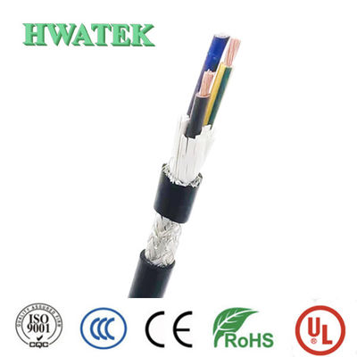 CL3&UL2464 এসআর-পিভিসি আইসোলেশন পিভিসি জ্যাকেট 8P × 22AWG + ADB সহ টিনযুক্ত তামা স্ট্র্যান্ডেড ইন্ডাস্ট্রিয়াল ফ্লেক্সিবল ক্যাবল