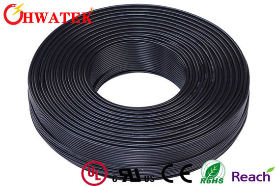 UNSHLD PVC BK 3.45X7.4MM ফ্ল্যাট রিবন কেবল UL 2464 3Fx18AWG(41/0.16T)