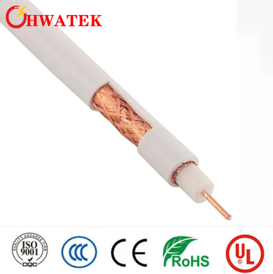 টিনযুক্ত কপার স্ট্র্যান্ডেড কোক্সিয়াল 32 AWG কেবল UL1354 80℃ 30V