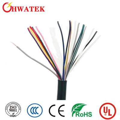 18Cx24AWG শিল্ডেড ATC গ্রে FRLSH কেবল কাস্টম মেড