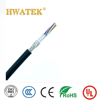 UL2464 PVC বিনুনিযুক্ত শিল্ডেড পাওয়ার ক্যাবল 24-28AWG 300V ইন্ডাস্ট্রিয়াল তার