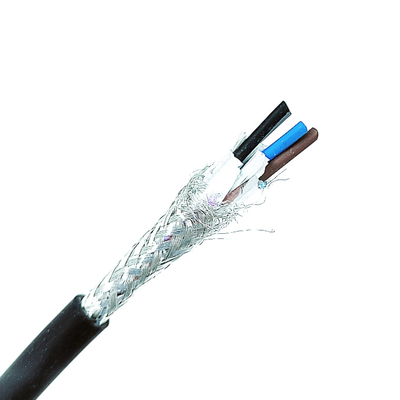 টিন করা কপার স্ট্র্যান্ডেড শিল্ড AEB কেবল UL2919 1P × 24AWG ( 7 / 0.20 T) 30V পিভিসি জ্যাকেট নিরোধক